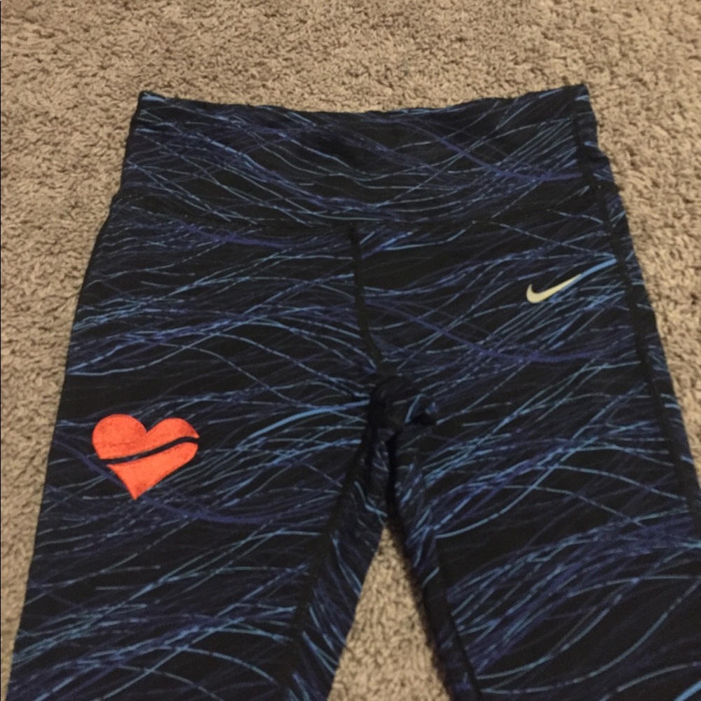 Custom Nike Power Capris View 3